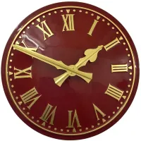 Lancashire Outdoor Clock Service red dial