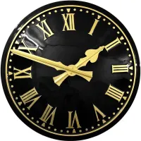 Lancashire Outdoor Clock Service dark dial
